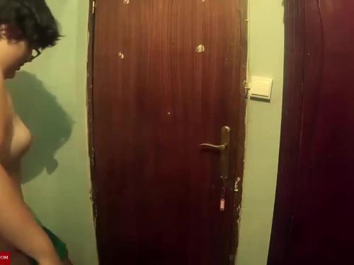 Fat girl fucking at the front door of home iv 072