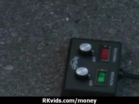 Desperate teen naked in public and fucks to pay rent 10